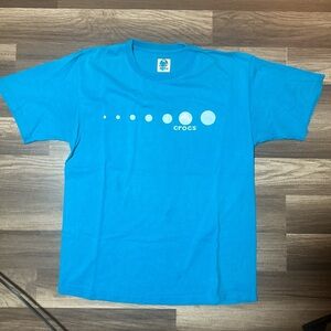 CROCS Blue Short‎ Sleeve Tee